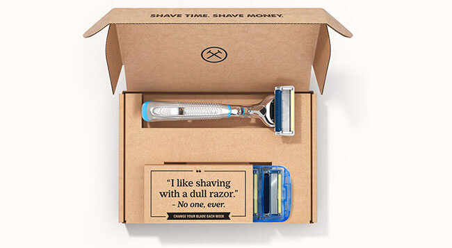 Dollar Shave Club subscription boxes