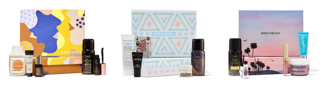 Birchbox boxes