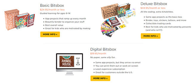 Bitsbox boxes