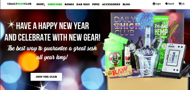 Daily High Club Review homepage