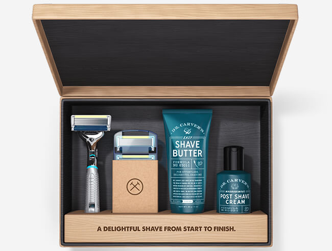 dollar shave club box