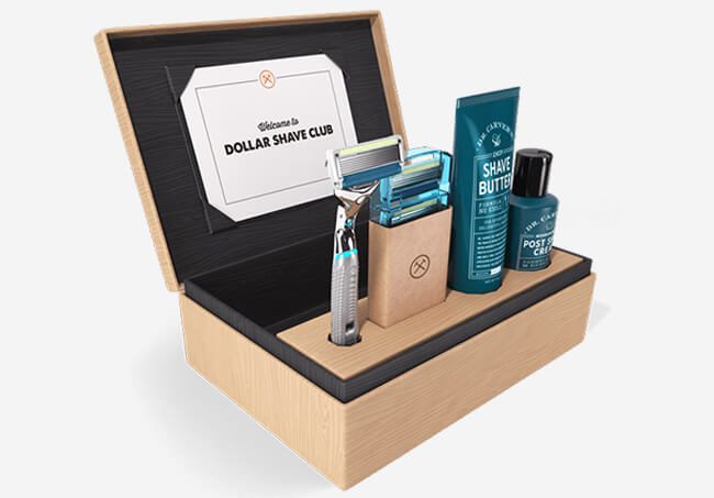 dollar shave clubs ubscribe box