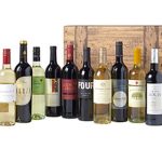 12 bottles wines in a wine gift case