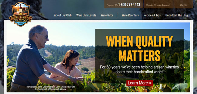  California Wine Club Review homepage